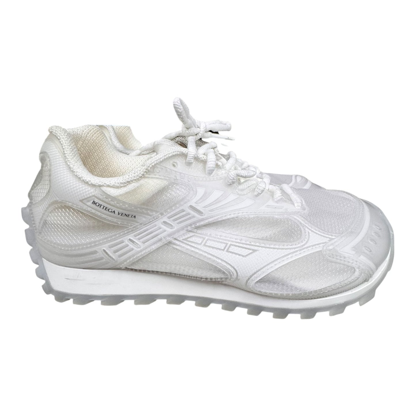 Shoes Luxury Designer By Bottega Veneta In White, Size:8