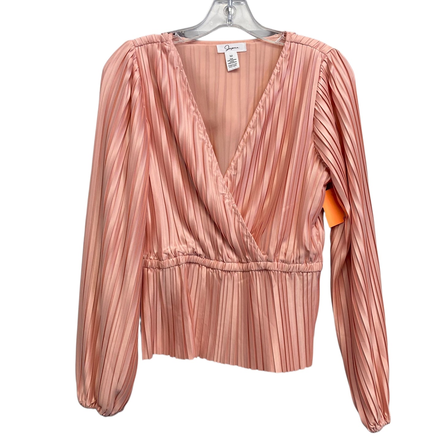 Top Ls By Japna In Peach, Size:M
