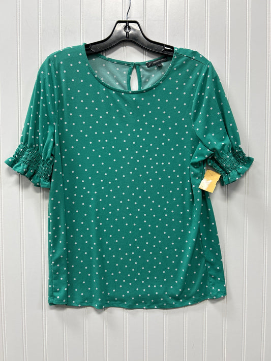 Top Ss By Adrianna Papell In Aqua, Size:S