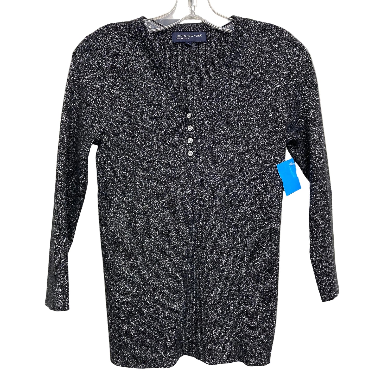 Sweater By Jones New York In Black, Size:M