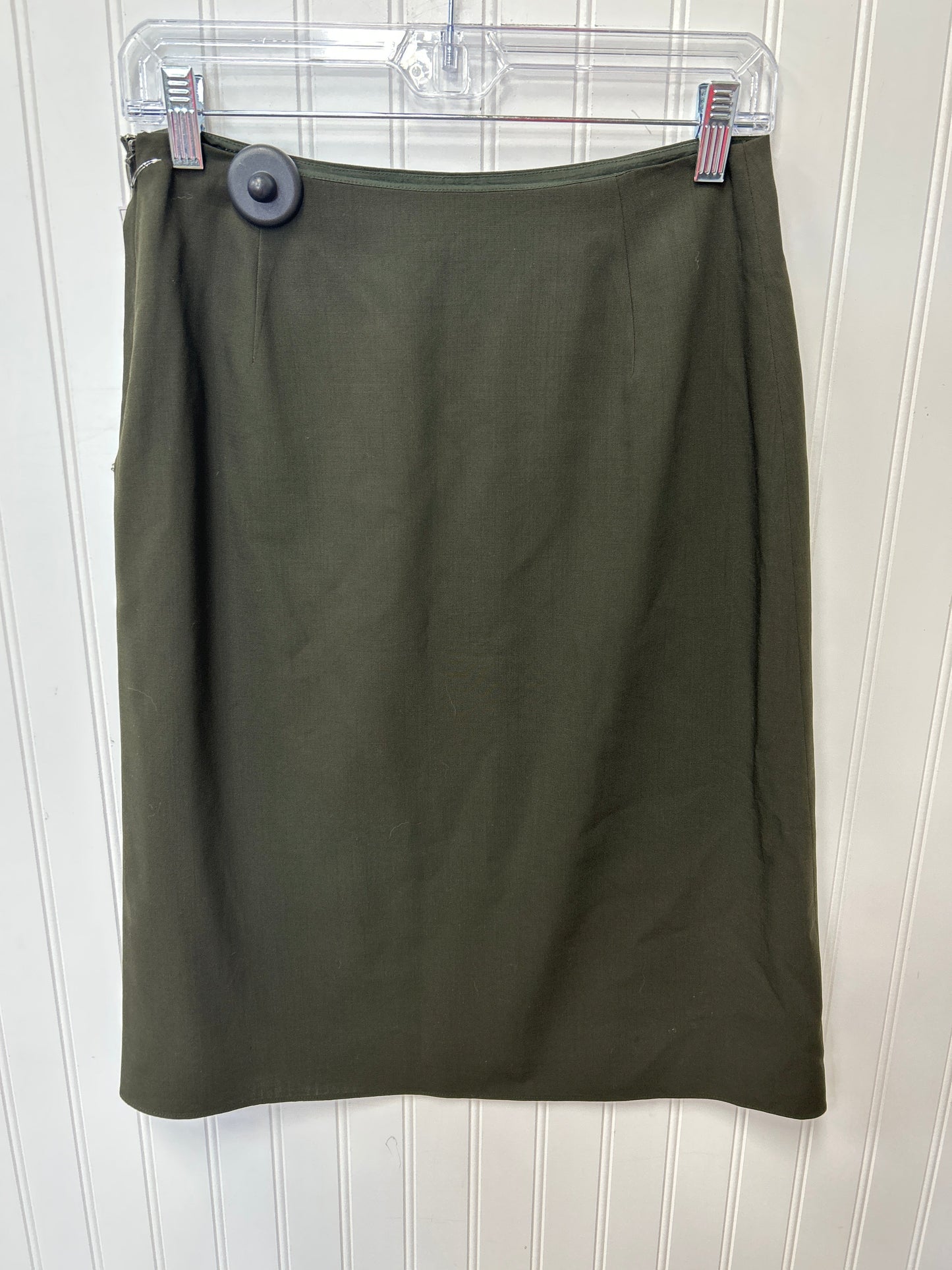 Skirt Midi By Banana Republic In Green, Size:6