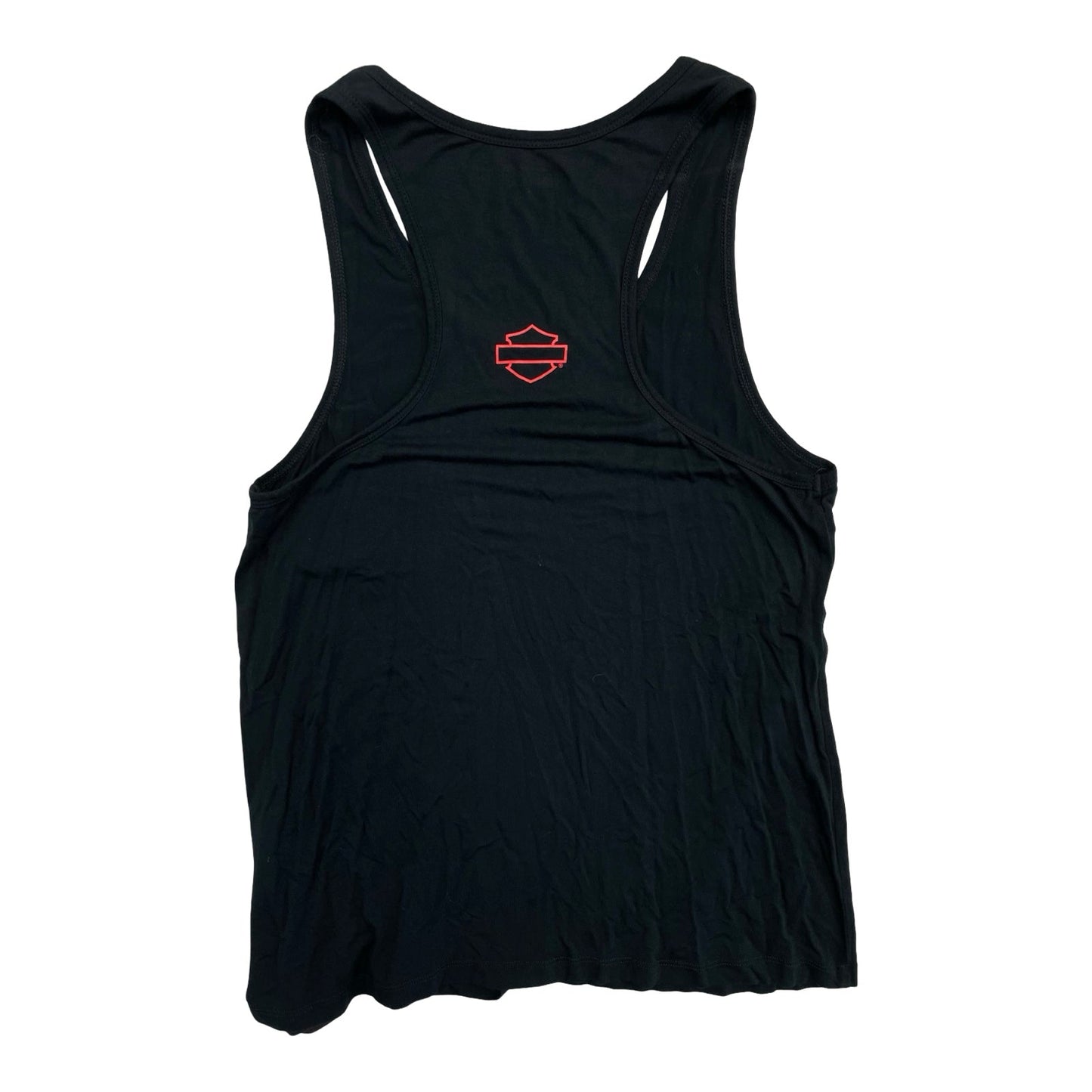 Top Sleeveless By Harley Davidson In Black & Red, Size:S