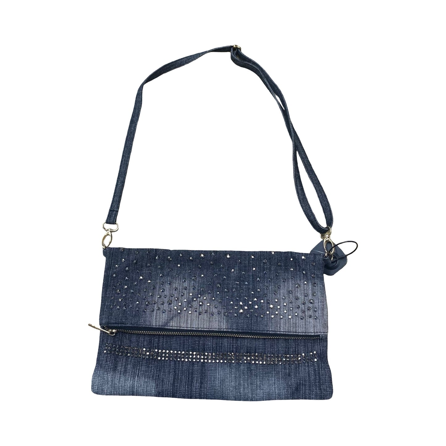Handbag By Cmc In Grey & Silver, Size:Medium