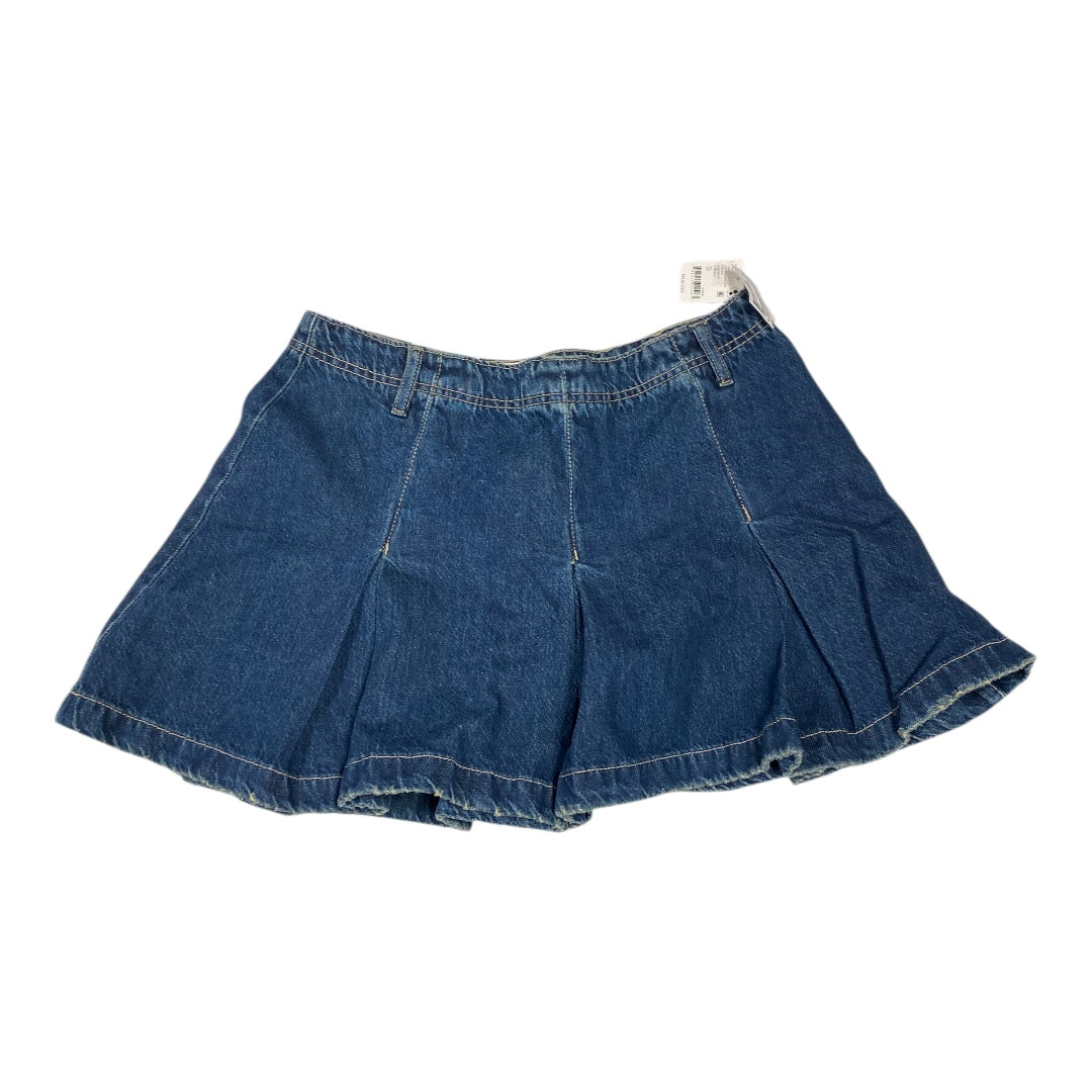 Skirt Mini & Short By We The Free In Blue Denim, Size:8