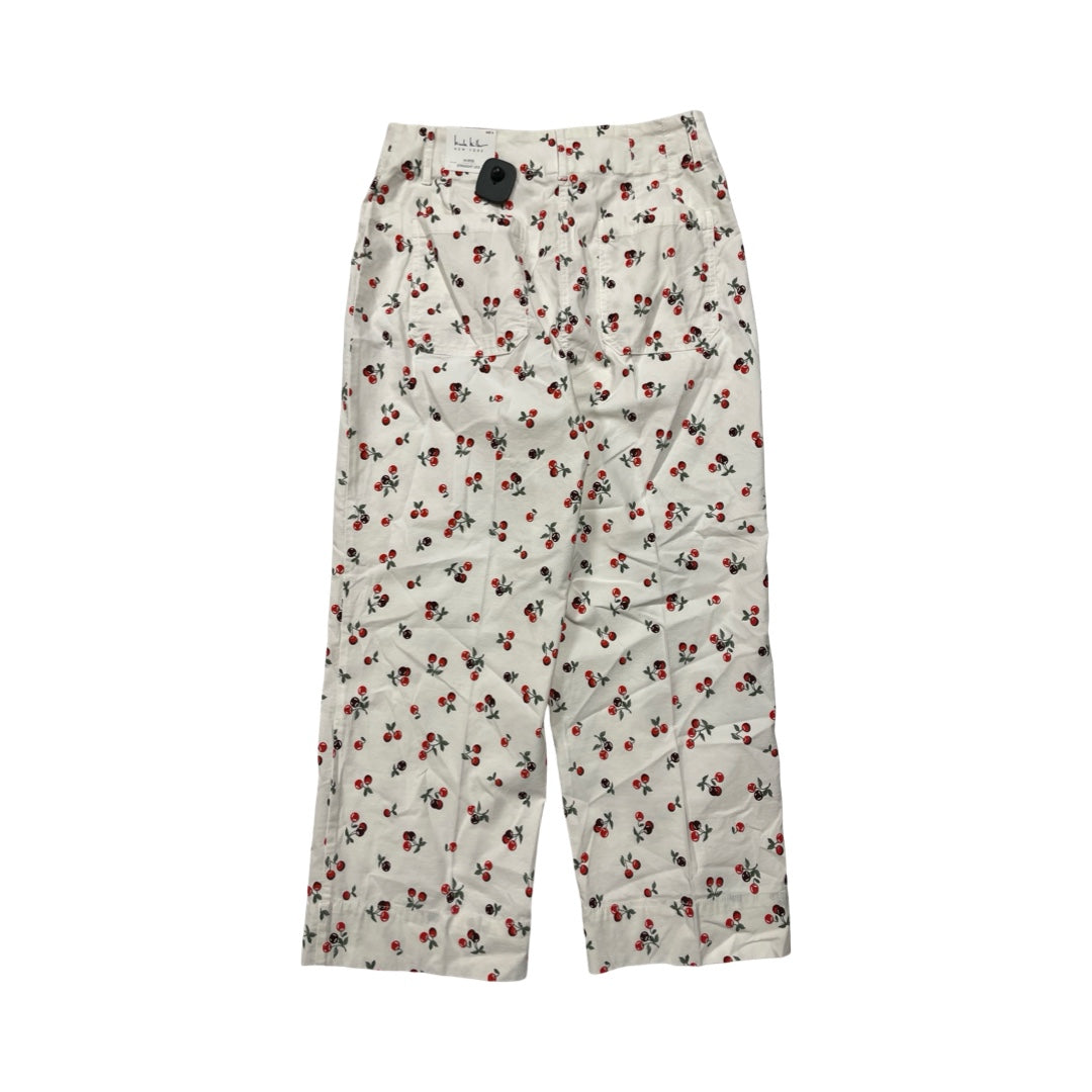 Pants Other By Nicole Miller In Red & White, Size:8