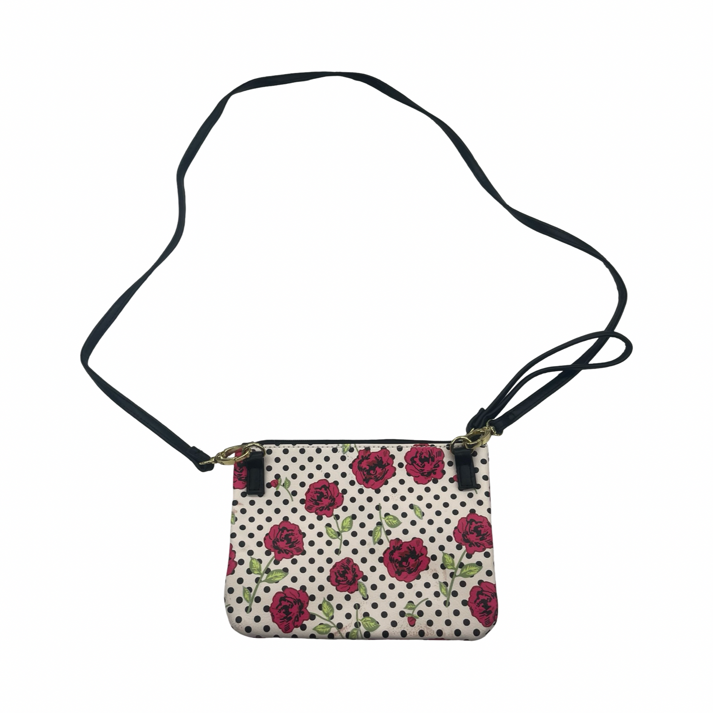 Crossbody By Betsey Johnson In Black & White, Size:Small