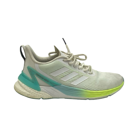 Shoes Athletic By Adidas In Cream & Green, Size:9