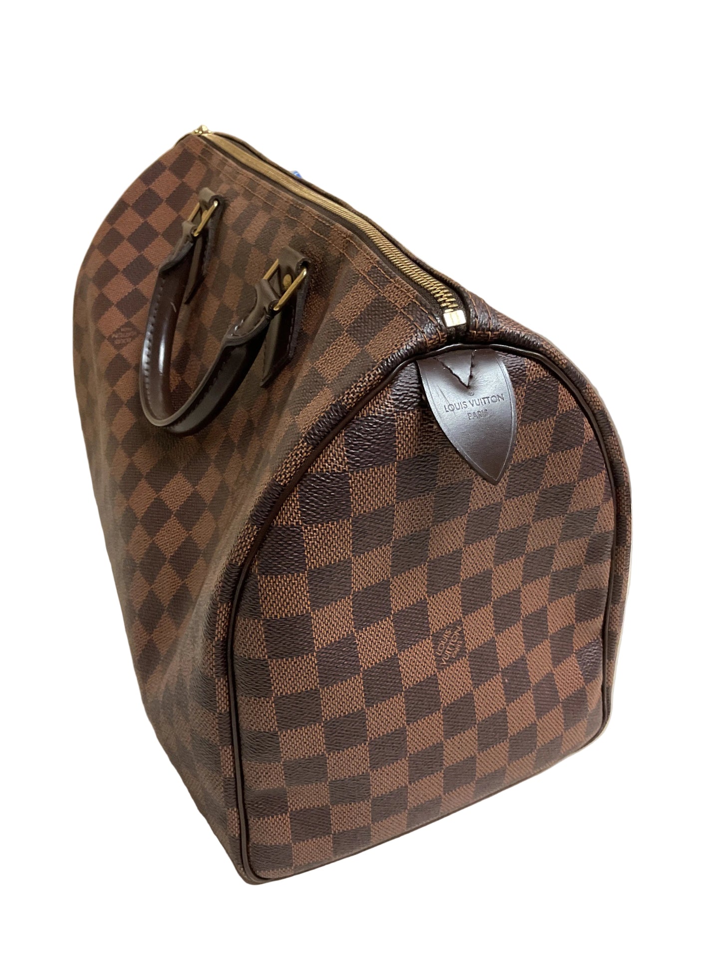 Handbag Luxury Designer By Louis Vuitton In Brown, Size:Large