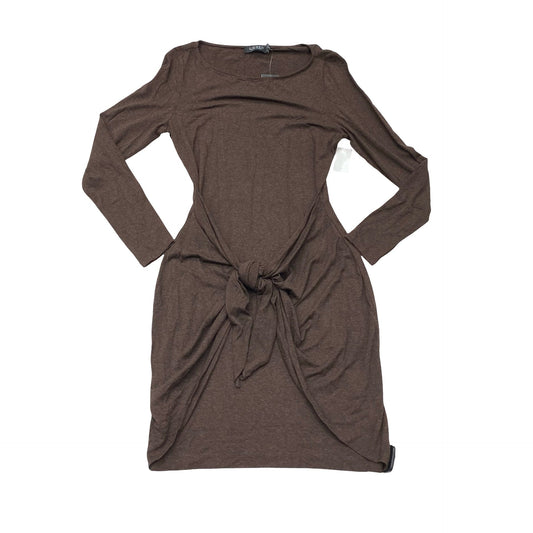 Dress Casual Midi By Lauren By Ralph Lauren In Brown, Size:Xs