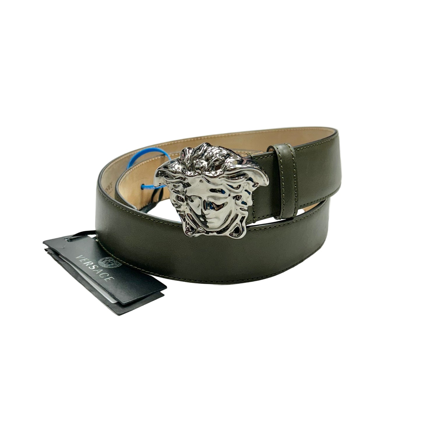 Belt Luxury Designer By Versace, Size: M