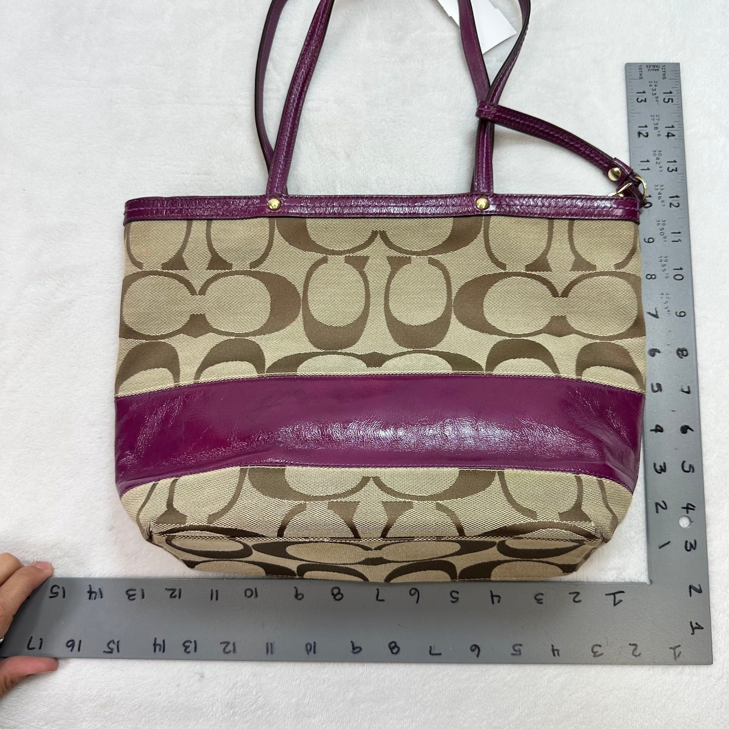 Handbag Designer By Coach, Size: Small