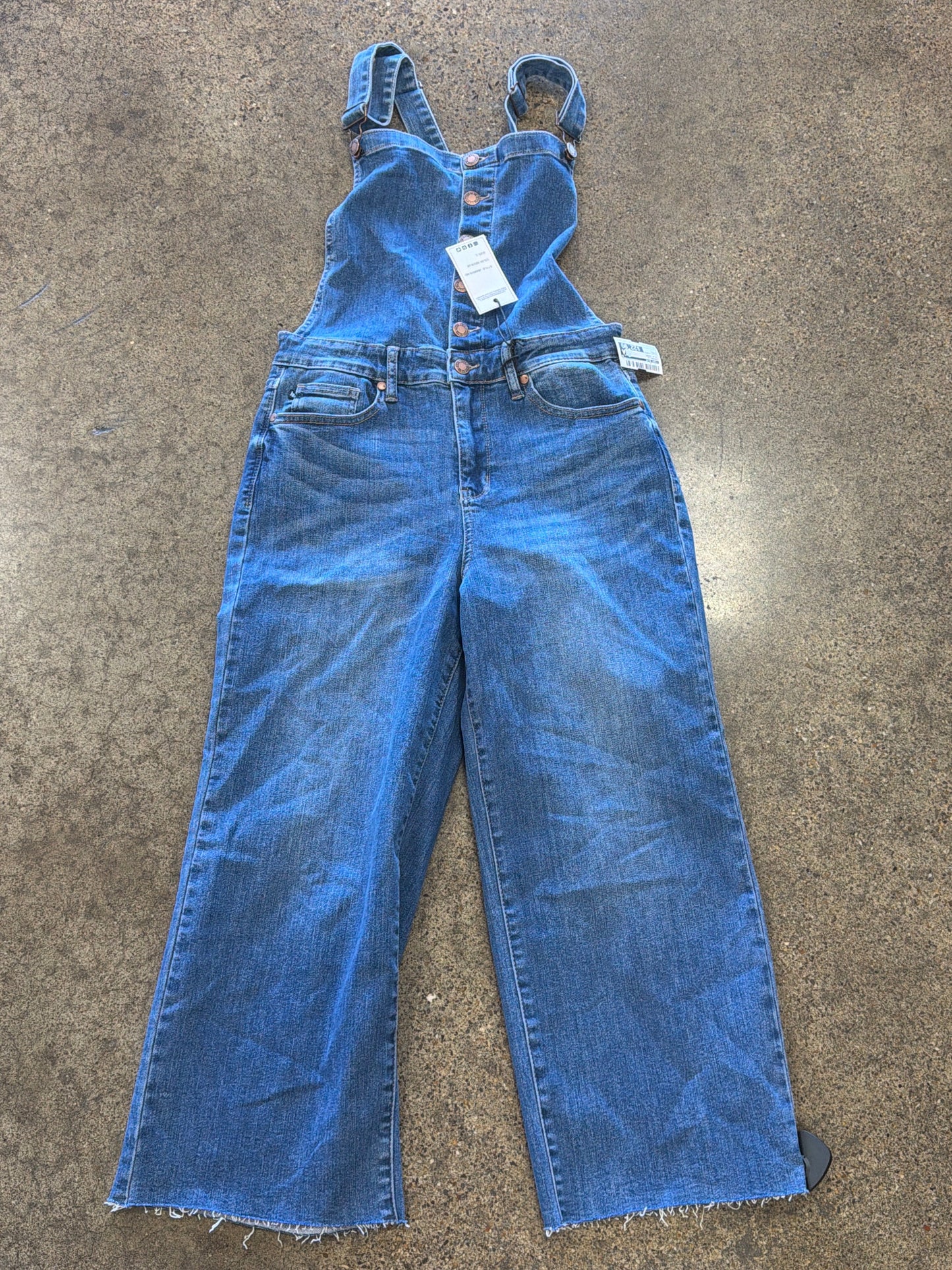 Overalls By Judy Blue In Blue Denim, Size:L