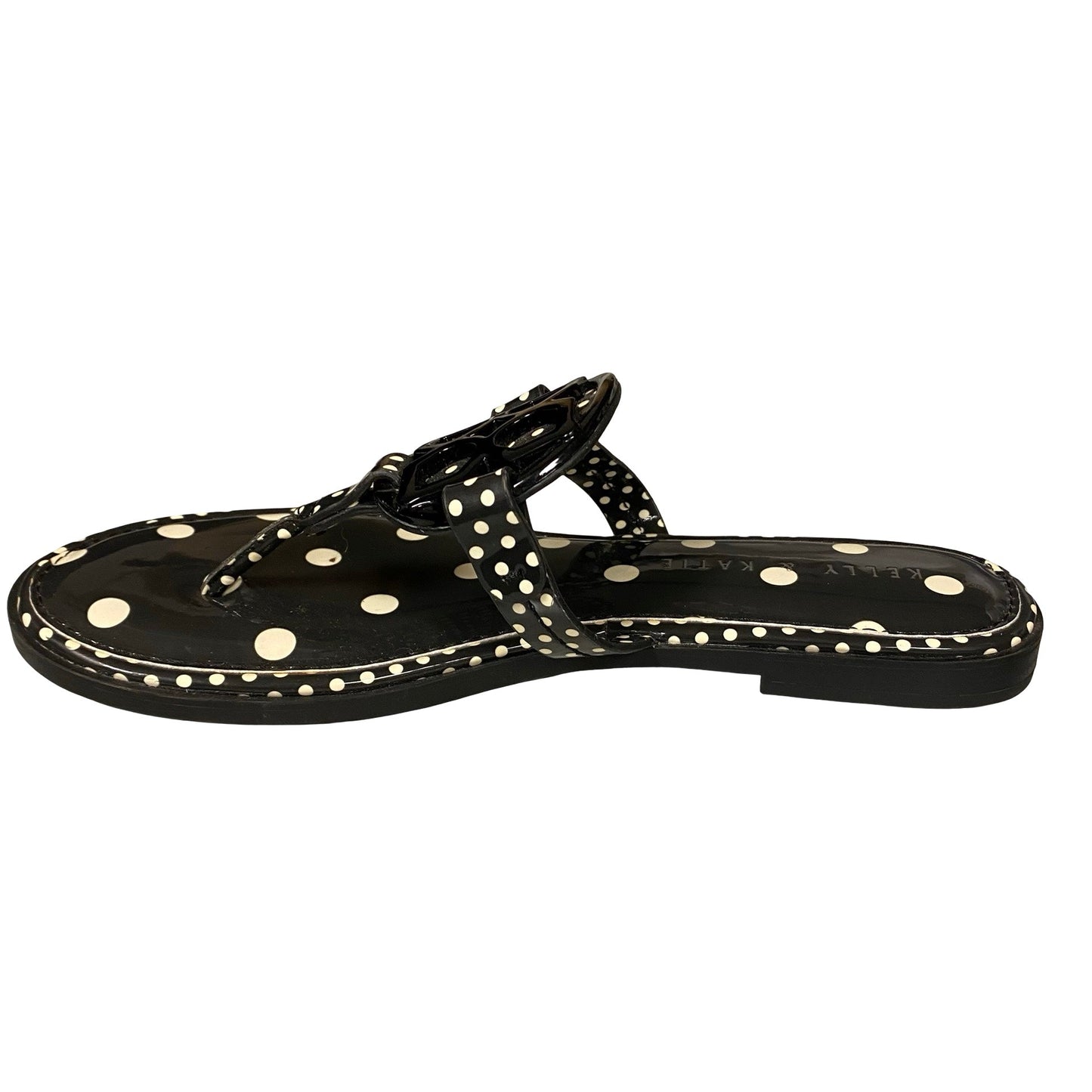 Sandals Flats By Kelly And Katie In Polkadot Pattern, Size:8