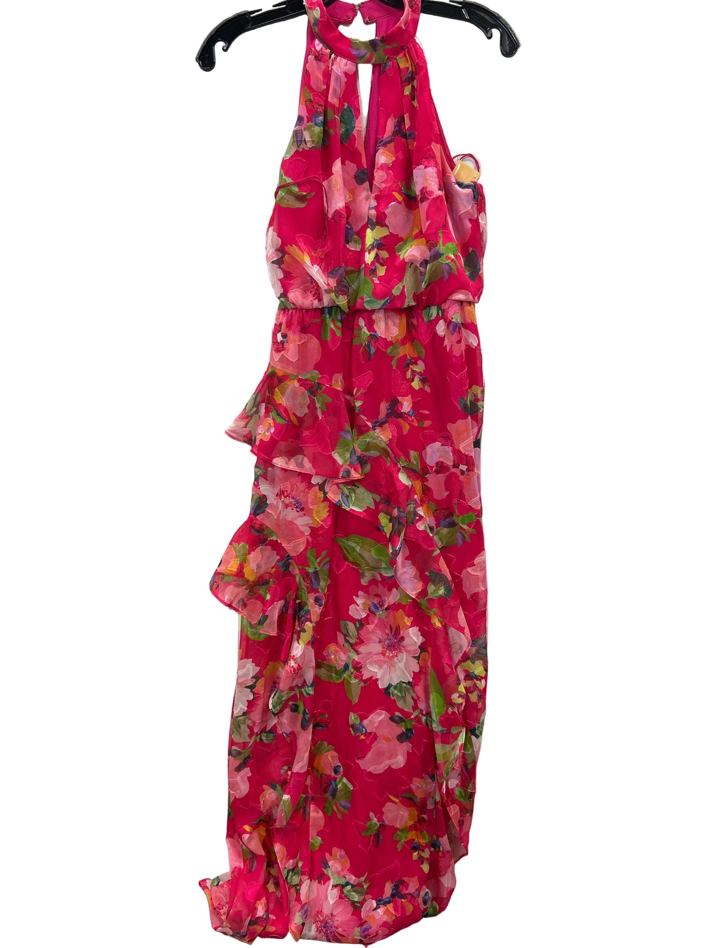 Dress Party Long By Adrianna Papell In Pink, Size:Xs