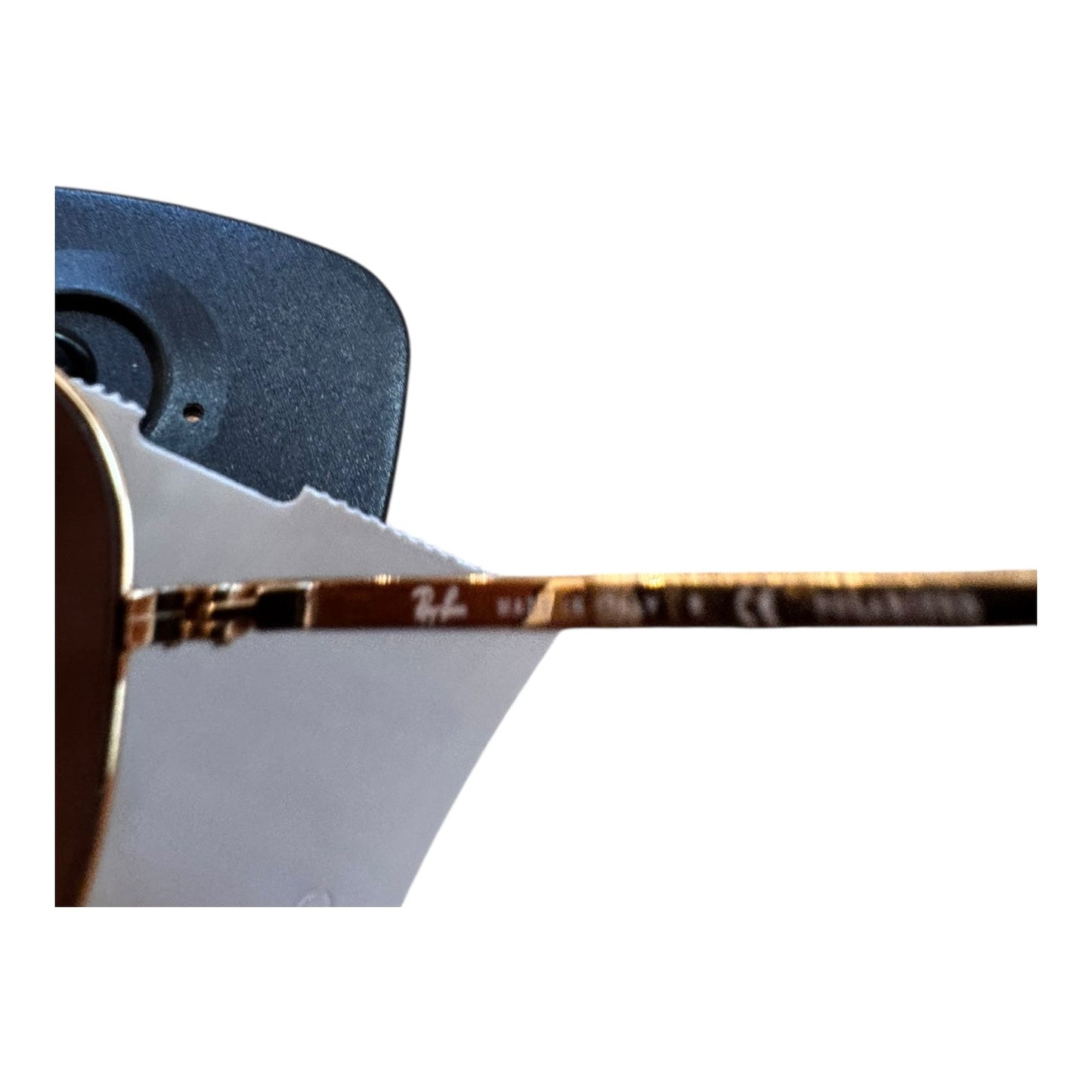 Sunglasses Designer By Ray Ban In Gold