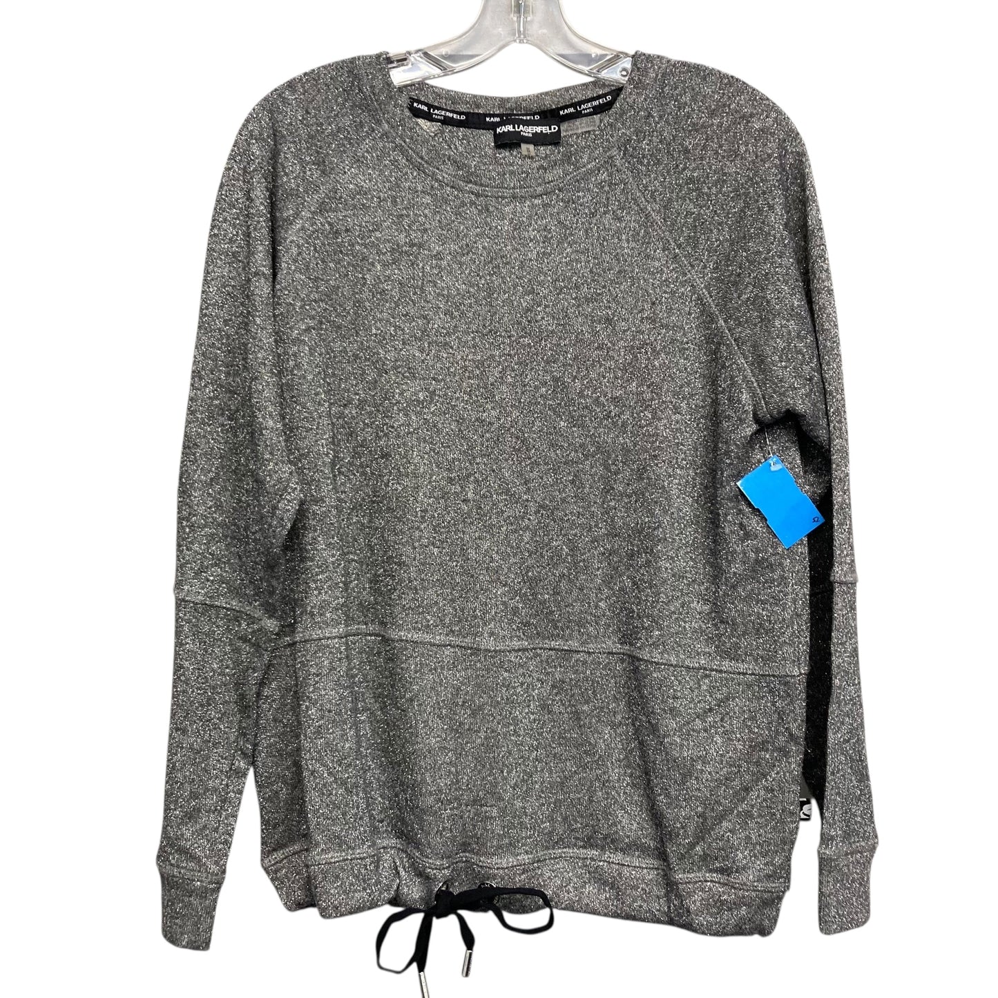 Top Ls Designer By Karl Lagerfeld In Silver, Size:M