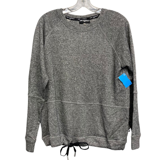 Top Ls Designer By Karl Lagerfeld In Silver, Size:M