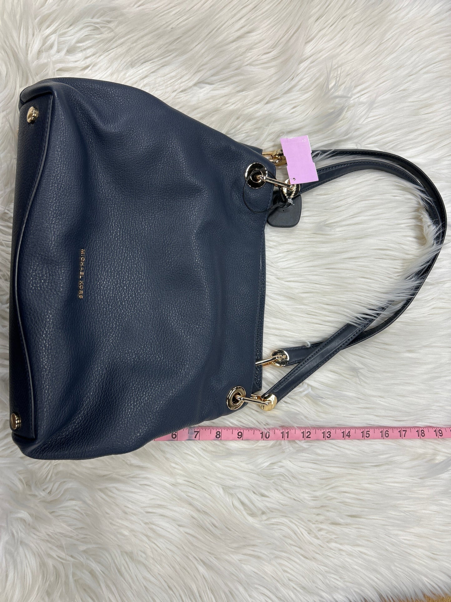 Handbag Designer By Michael Kors In Navy, Size:Medium