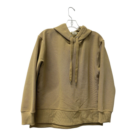 Athletic Sweatshirt Hoodie By Calia In Tan, Size:Xs