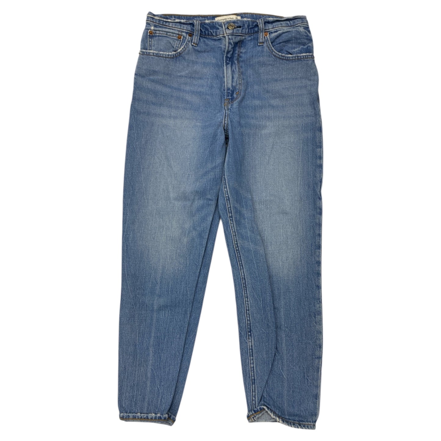 Jeans Boyfriend By Abercrombie And Fitch In Blue, Size:8