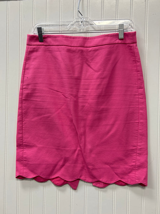 Skirt Midi By J. Crew In Pink, Size:4