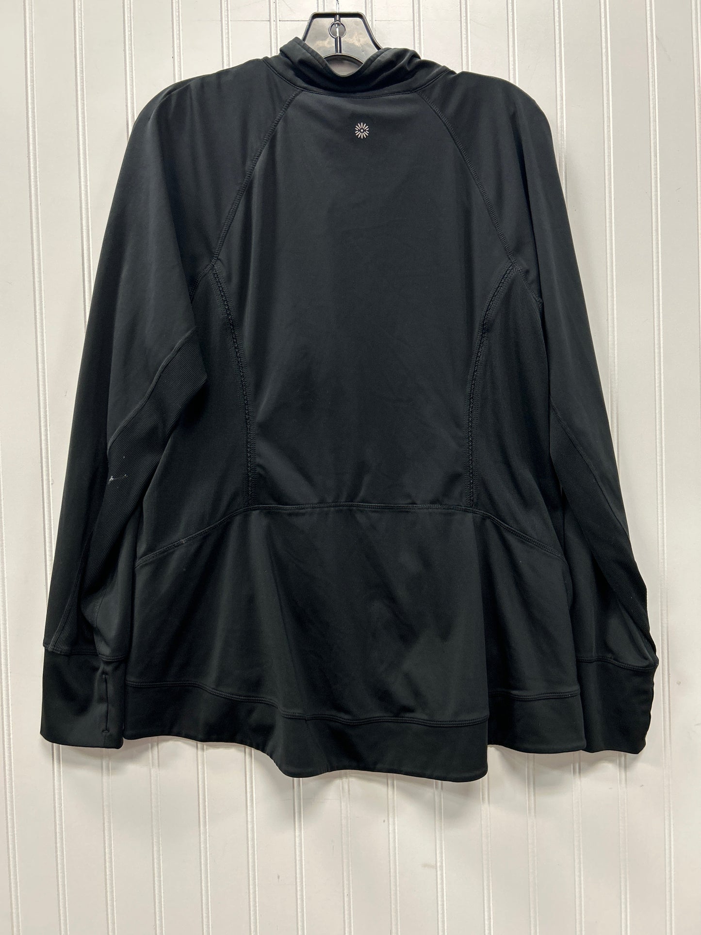 Athletic Jacket By Tangerine In Black, Size:Xl