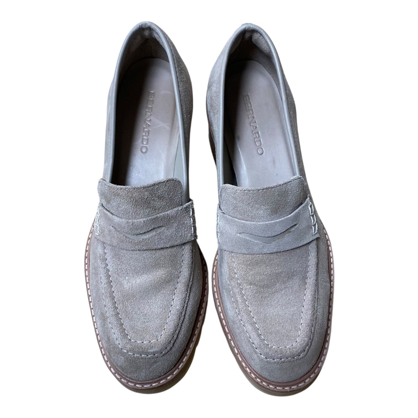 Shoes Heels Block By Bernardo In Tan, Size:7.5