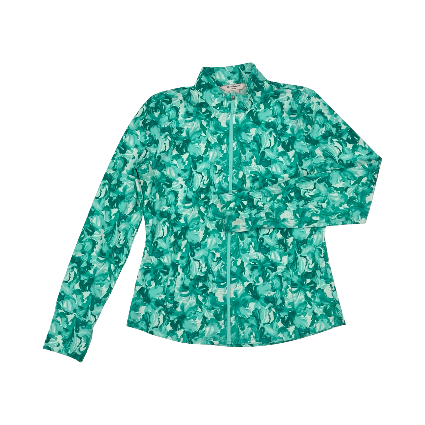 Athletic Jacket By Tommy Bahama In Green, Size:L