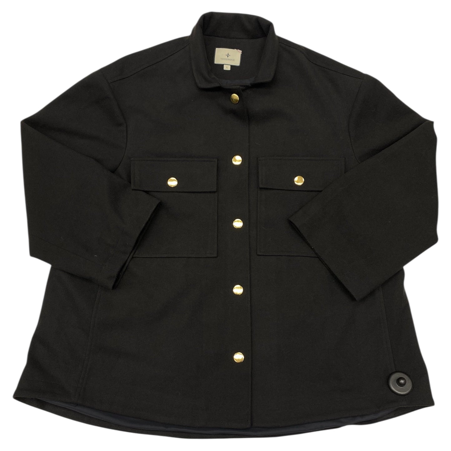 Jacket Shirt By Tuckernuck In Black, Size:L