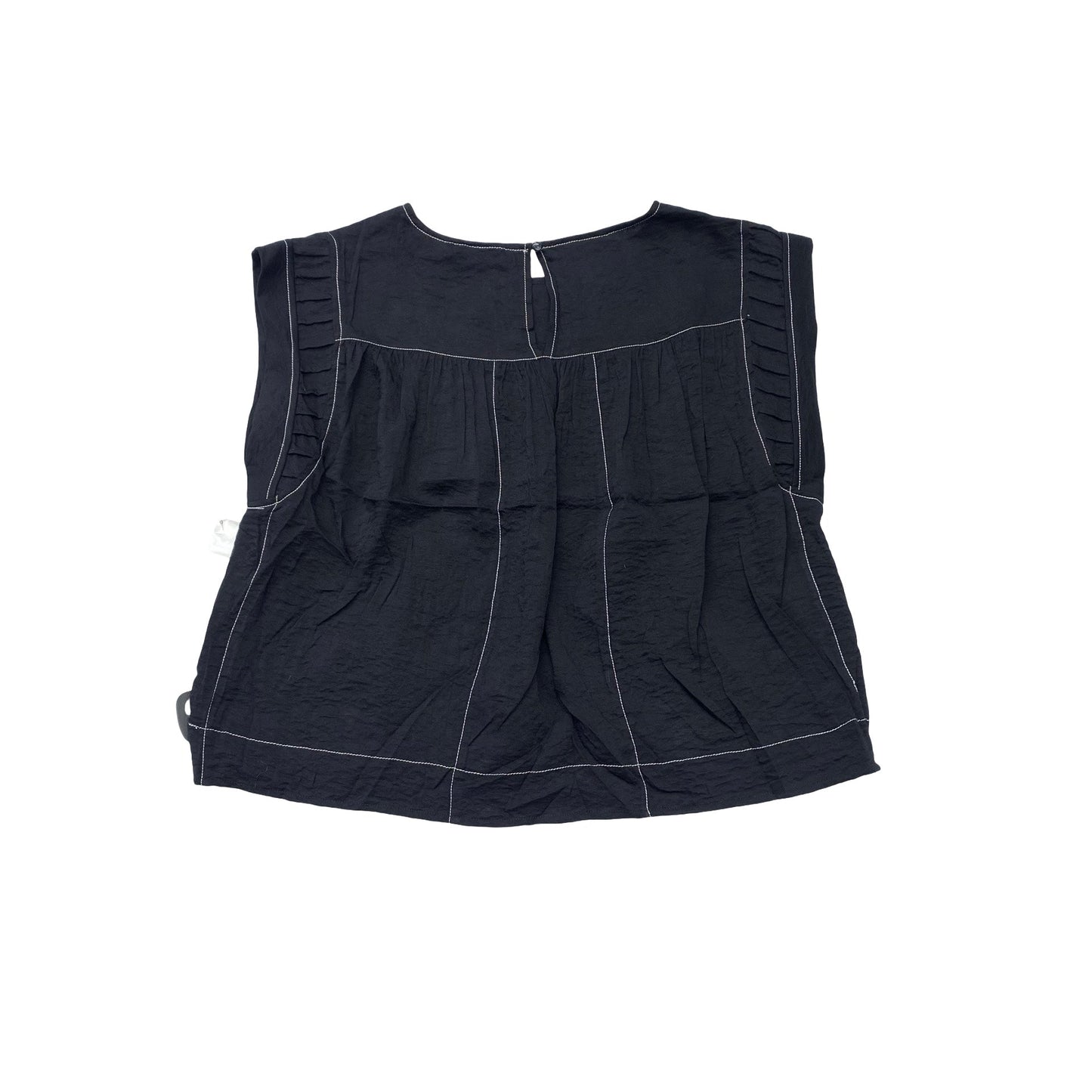 Top Sleeveless By Adrianna Papell In Black, Size:L