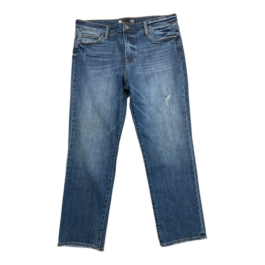Jeans Straight By Kut In Blue, Size:12