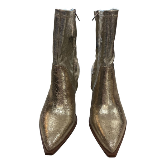 Boots Ankle Heels By Dolce Vita In Gold, Size:6