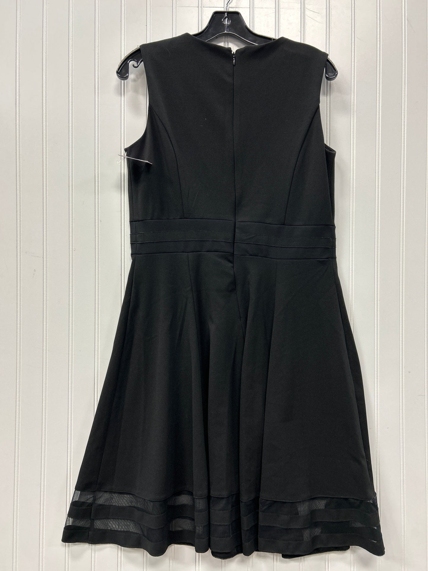 Dress Work By Calvin Klein In Black, Size:10