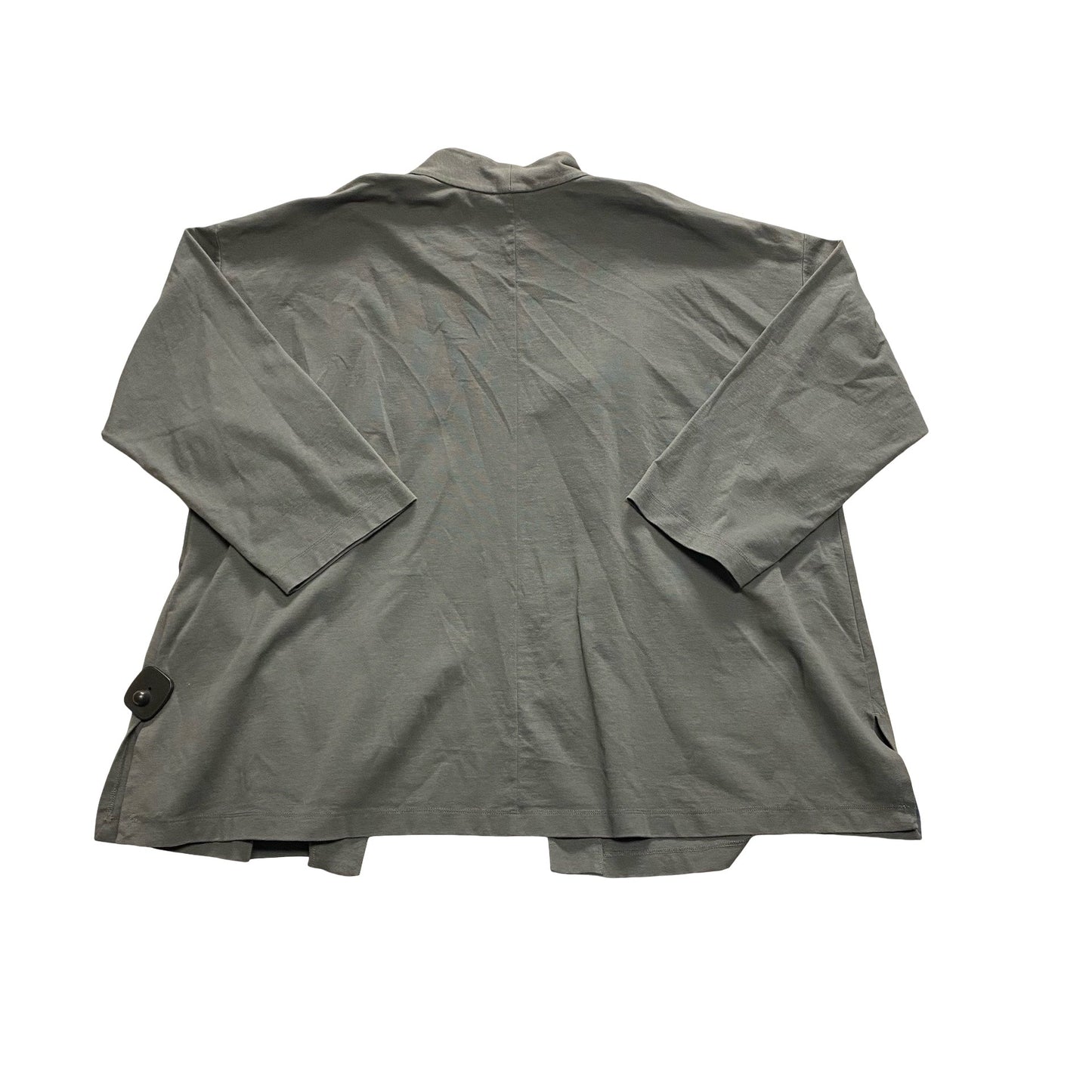 Cardigan Designer By Eileen Fisher In Grey, Size:2X