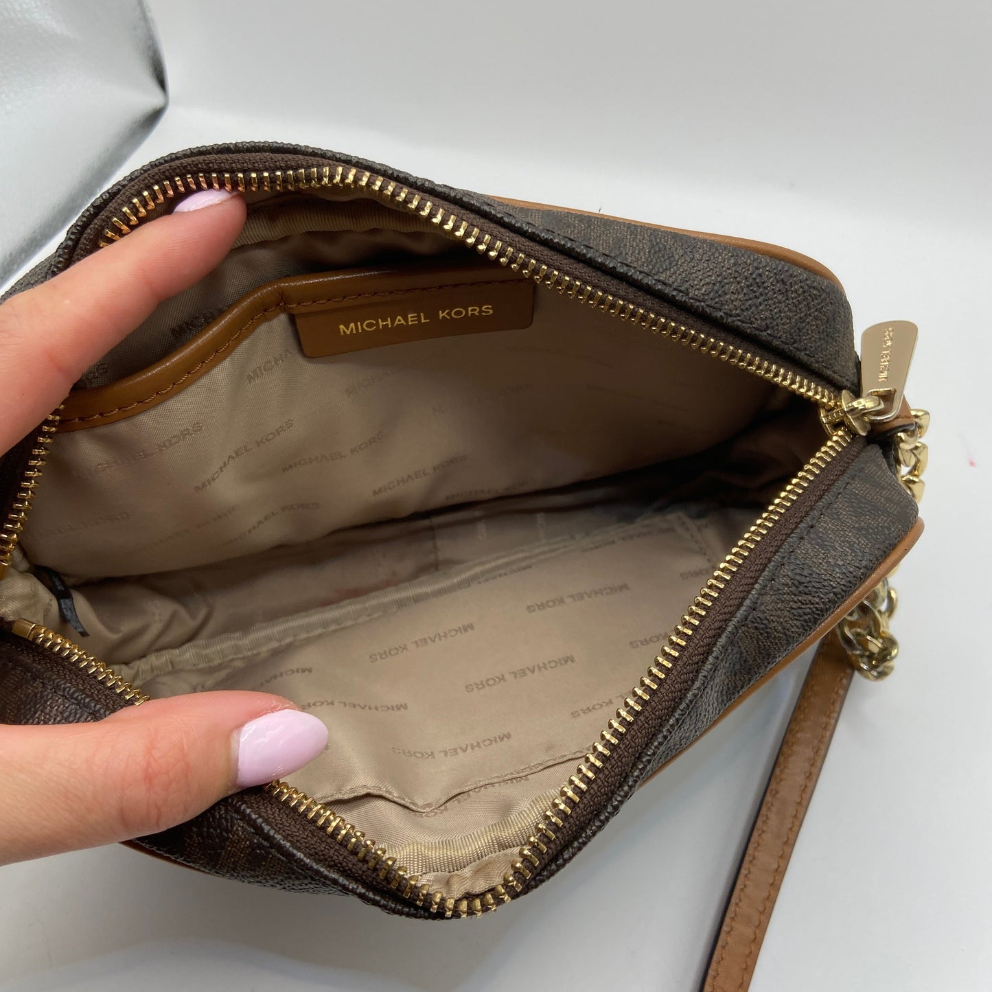 Crossbody Designer By Michael By Michael Kors, Size: Small