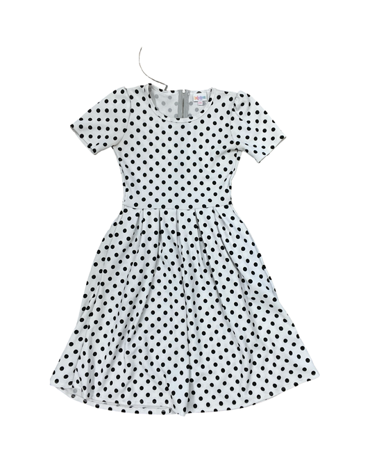 Dress Casual Midi By Lularoe In Black & White, Size:Xs