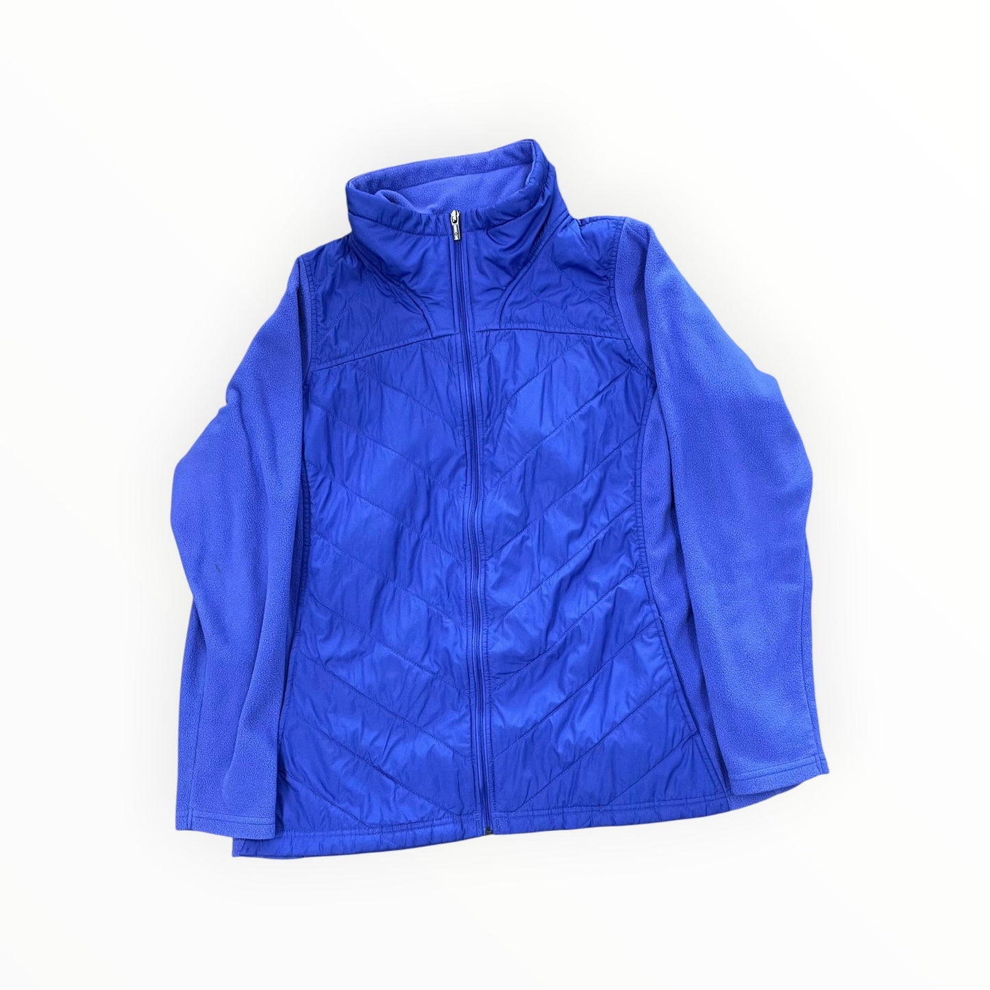 Jacket Fleece By Columbia In Purple, Size:1X