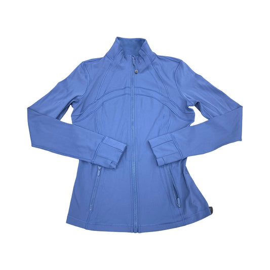 Athletic Jacket By Lululemon In Blue, Size:10