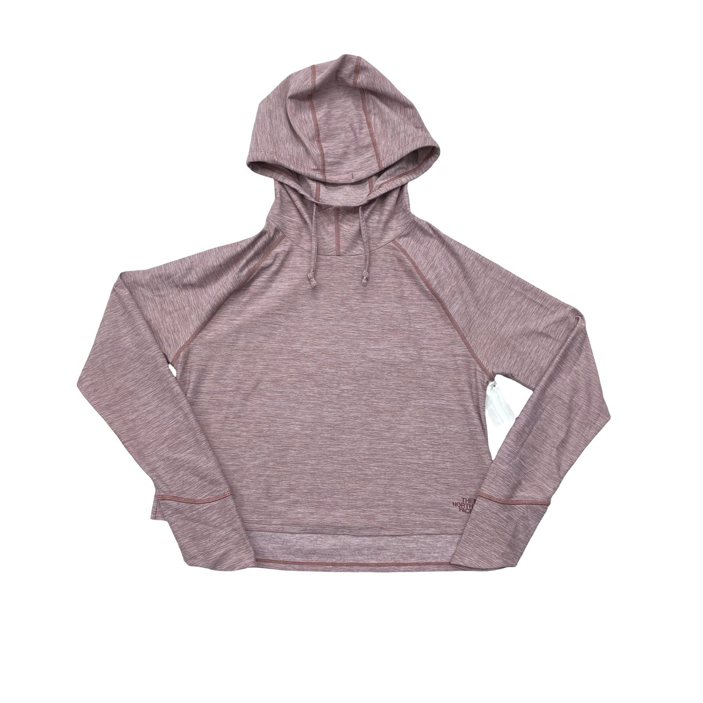 Athletic Top Ls Hoodie By The North Face In Pink, Size:S