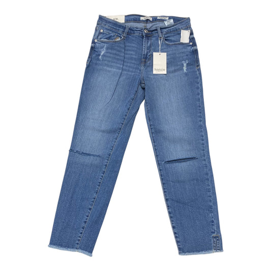 Jeans Skinny By Kensie In Blue, Size:8