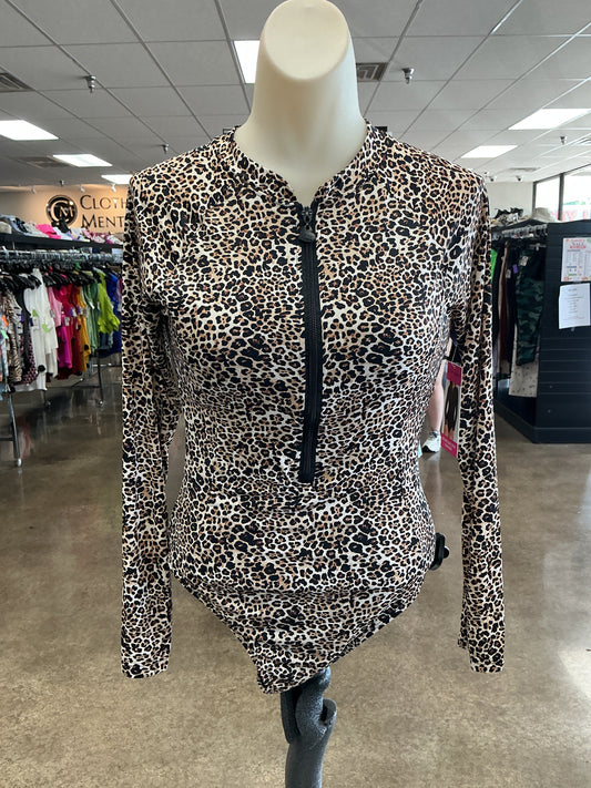 Swimsuit By Betsey Johnson In Animal Print, Size:L