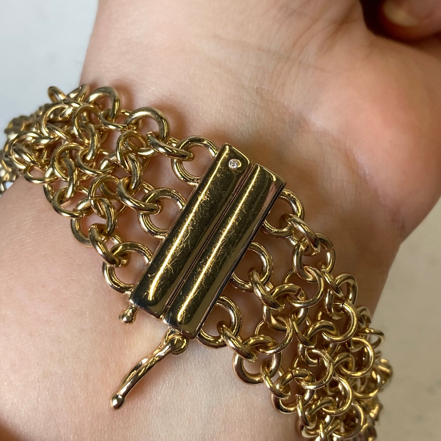 Bracelet Chain By Loft In Gold