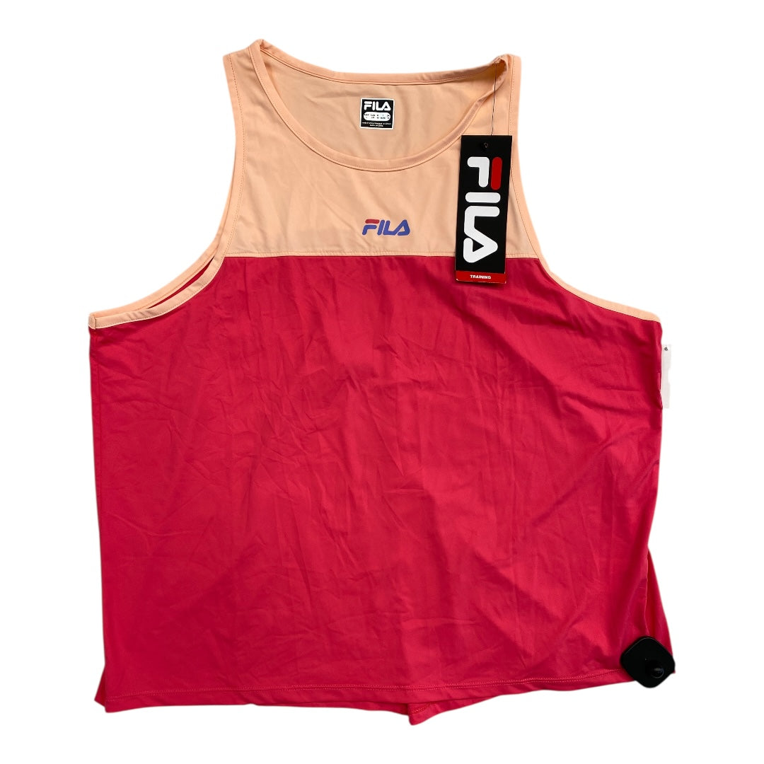 Athletic Tank Top By Fila In Multi, Size:L