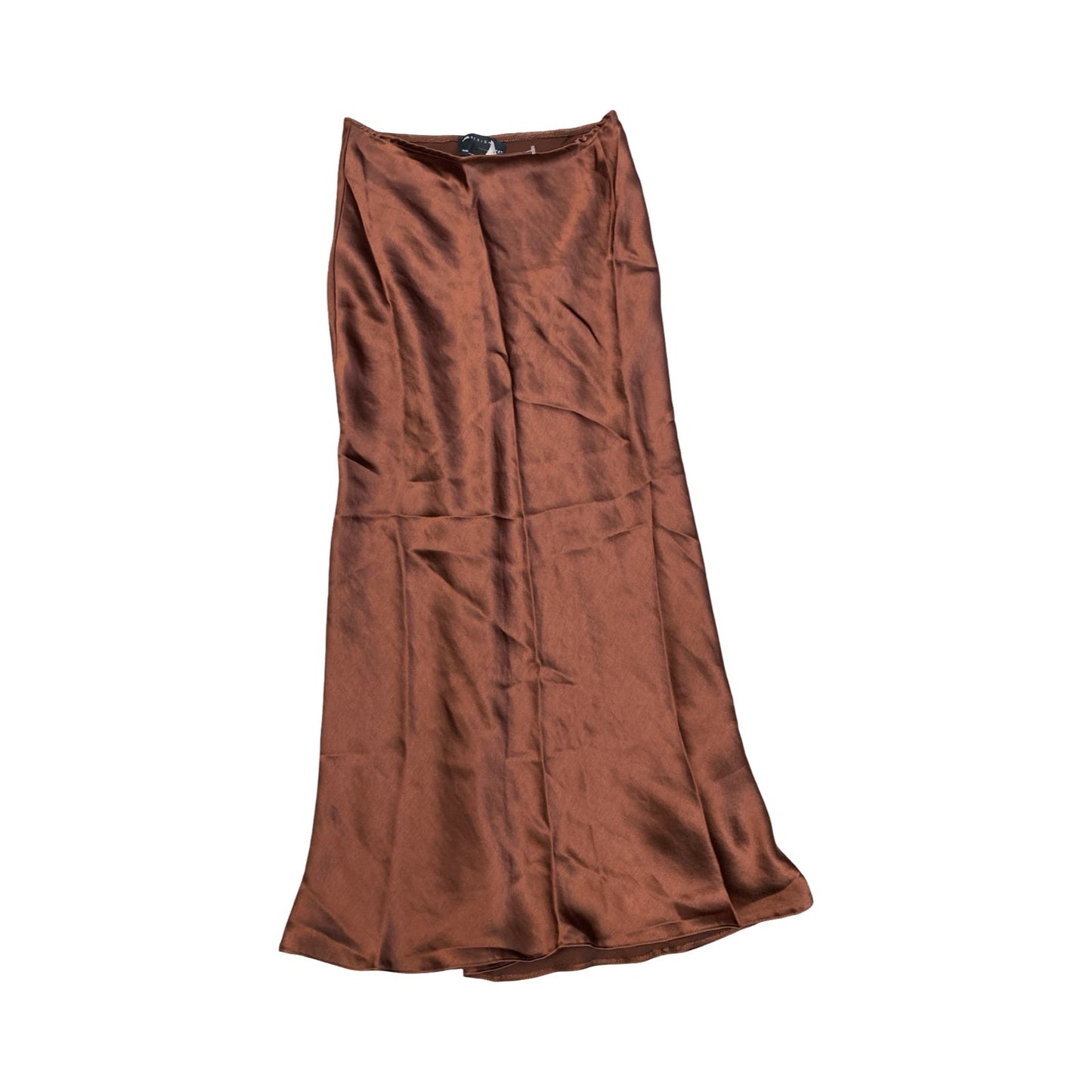 Skirt Maxi By Asos In Bronze, Size:4