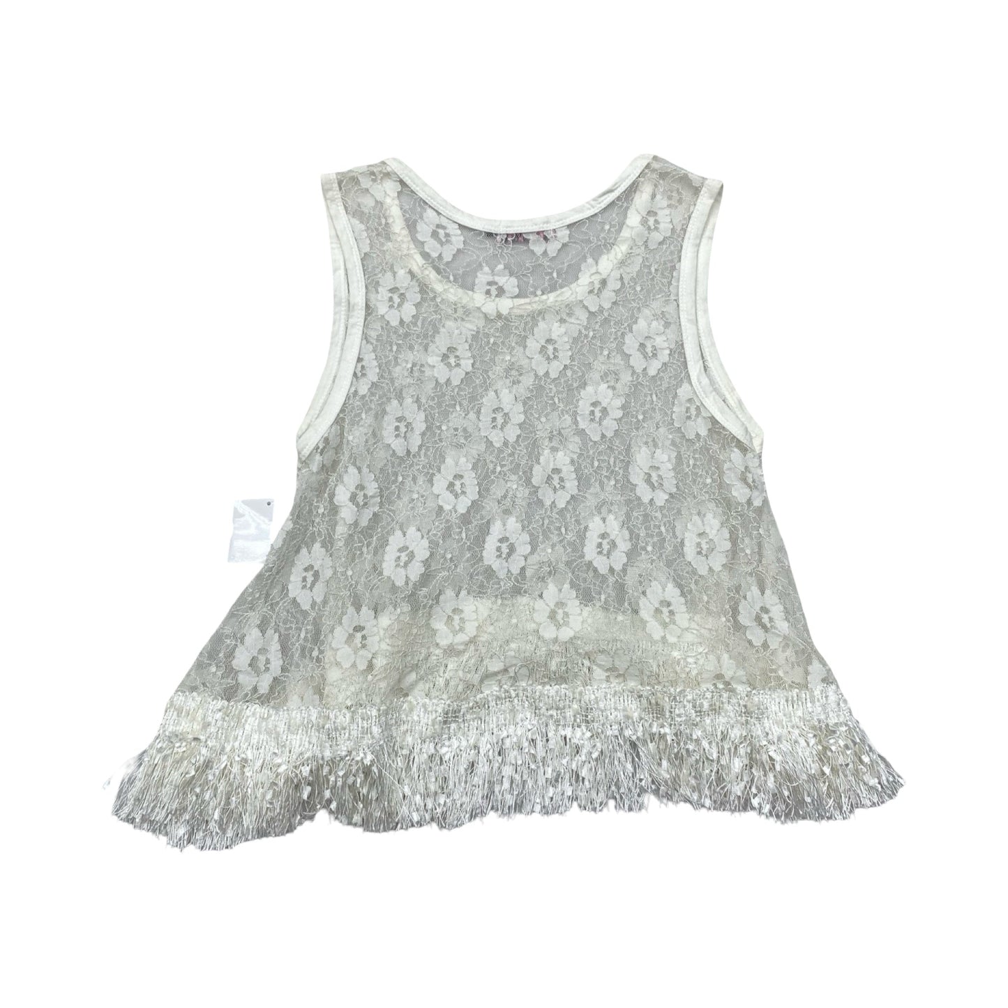Top Sleeveless By Cmc In Ivory, Size:M