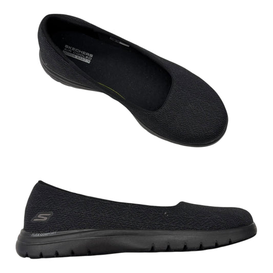 Shoes Flats By Skechers In Black, Size:8.5