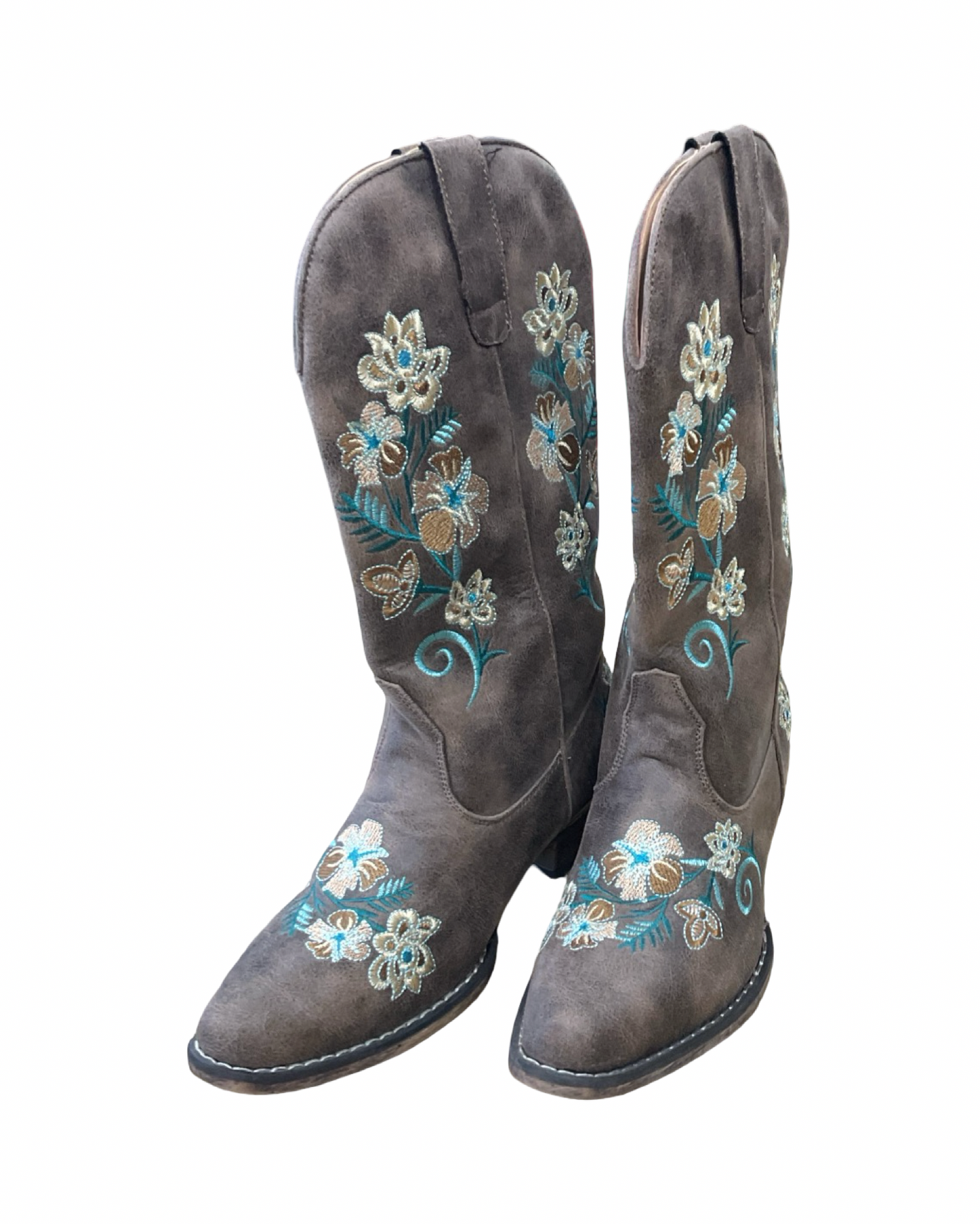 Boots Western By Roper In Brown, Size:7.5