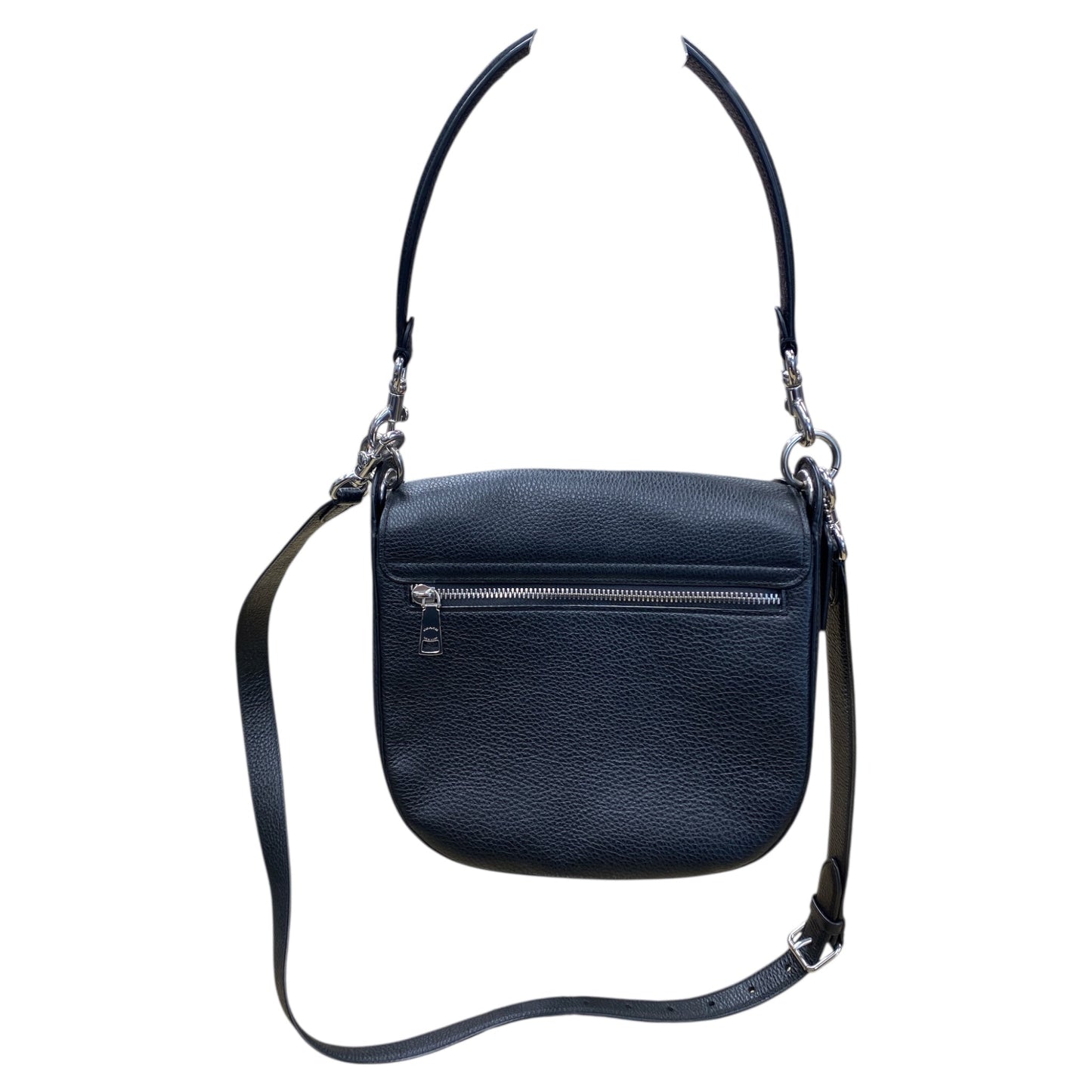 Handbag Designer By Coach In Black, Size:Medium