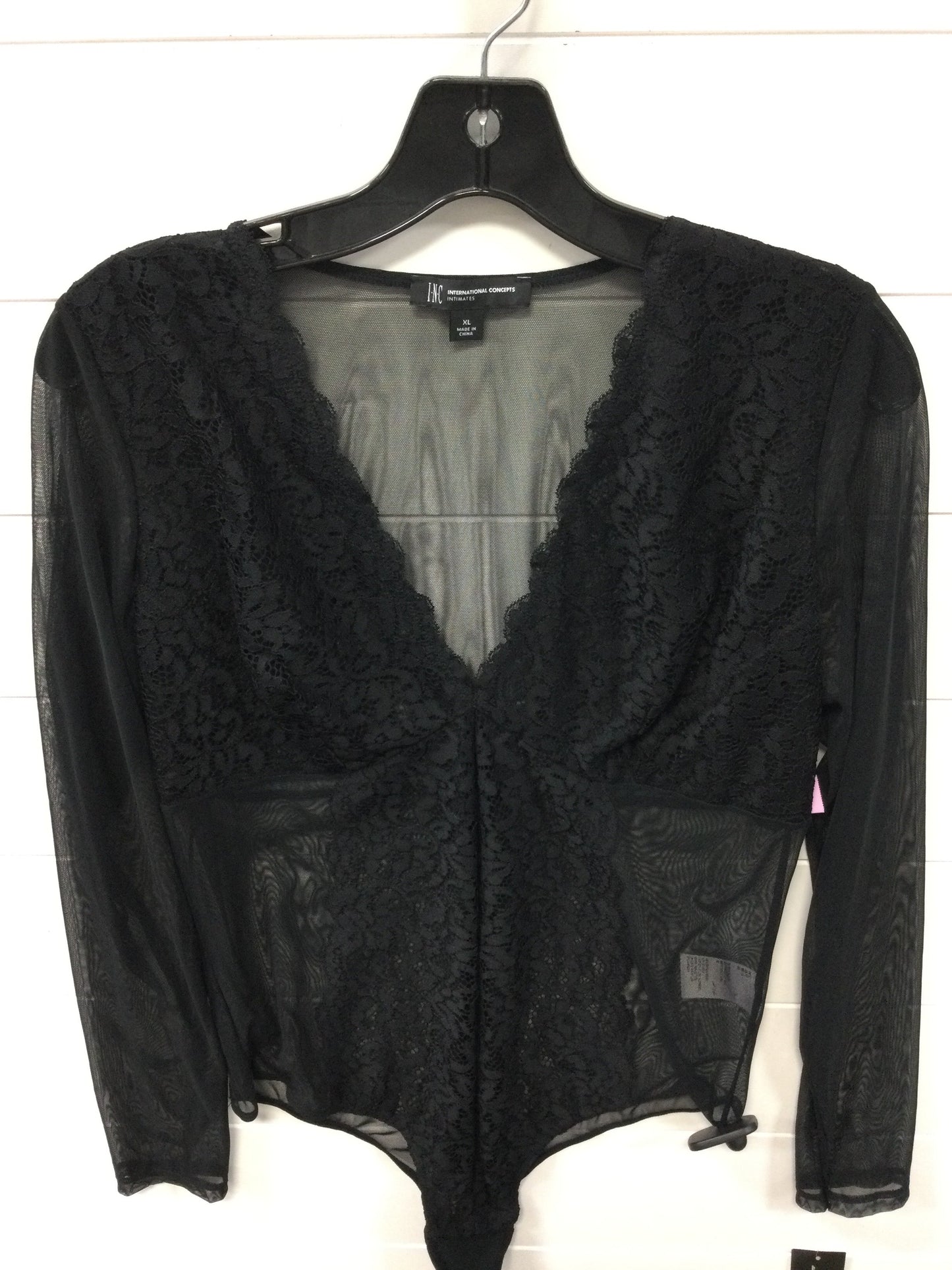 Bodysuit By Inc In Black, Size:Xl