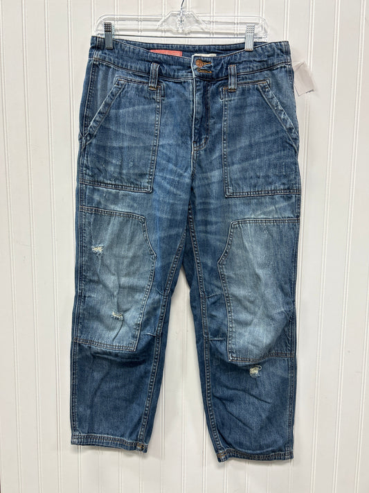 Jeans Straight By Pilcro In Blue Denim, Size:8P